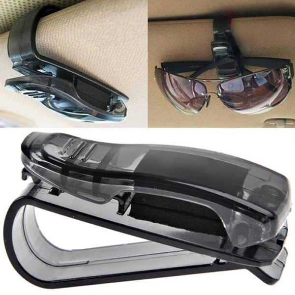 Multi-Function Glasses Case Atuo Car Accessories ABS Sunglasses Eyeglasses Glasses Holder Auto Fastener Ticket Clip funda gafas - Image 2