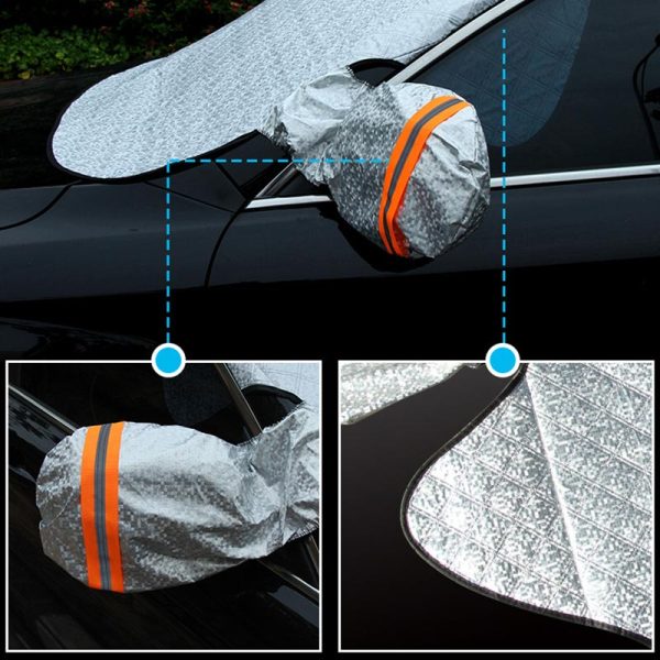 Car Snow Block Front Windshield Cover Anti-Frost Anti-Freeze Sunshade Shade Winter Snow Block Auto Supplies Sunshad - Image 5