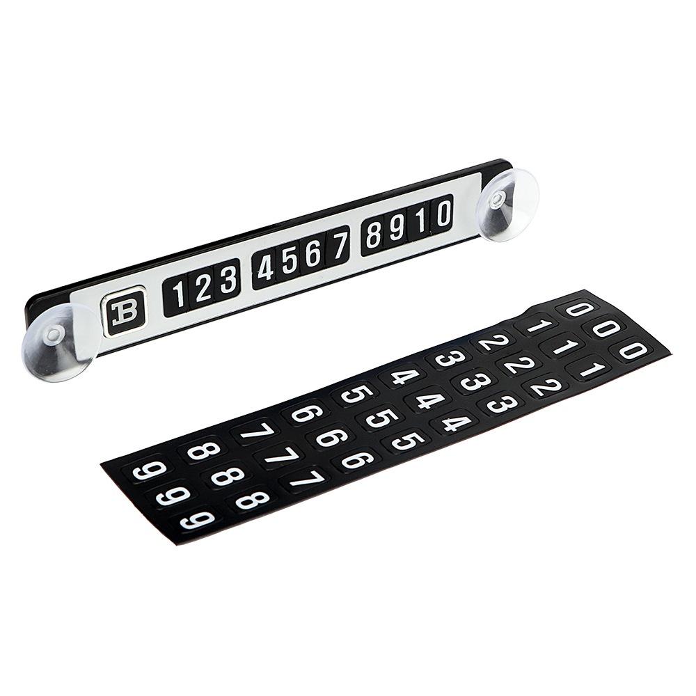 Car Temporary Parking Card Phone Number Card Plate with Sucker Magnetic Puzzle Car Sticker Car Styling Auto Accessories - Image 9