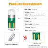 10PCS T10 W5W Led 3030 1SMD Wedge Bulb Auto Dome Reading Car Light Sidemarker Sidelight Parking Lights 194 168 Lamp Bulbs - Image 3