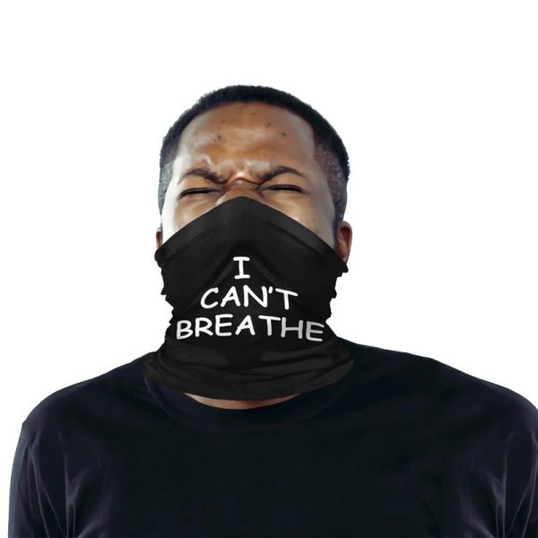 Polyester Bandana Face Scarf I CAN'T BREATHE Protective Riding Face cover Multi-function Magic Head Scarf  For Parade Protest - Image 5