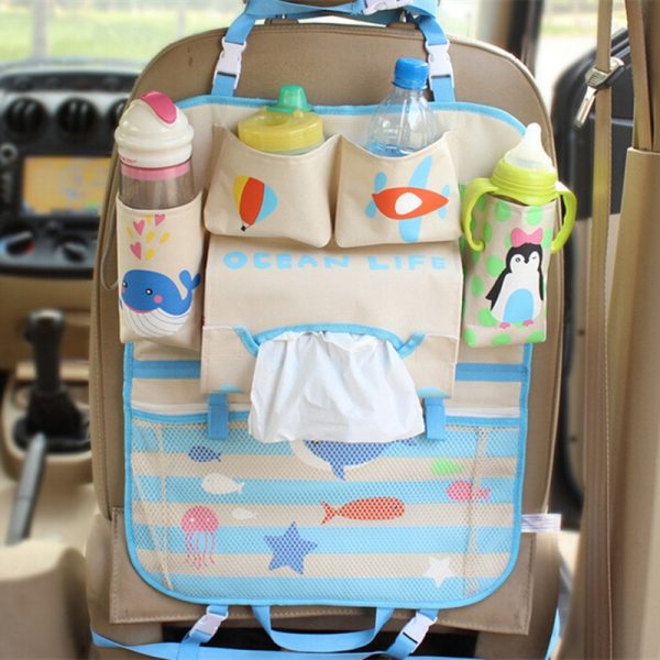 Cartoon diaper baby bag for mom, Car Seat Organizer Thermal Insulated, bolsas maternidade para bebe - Image 4