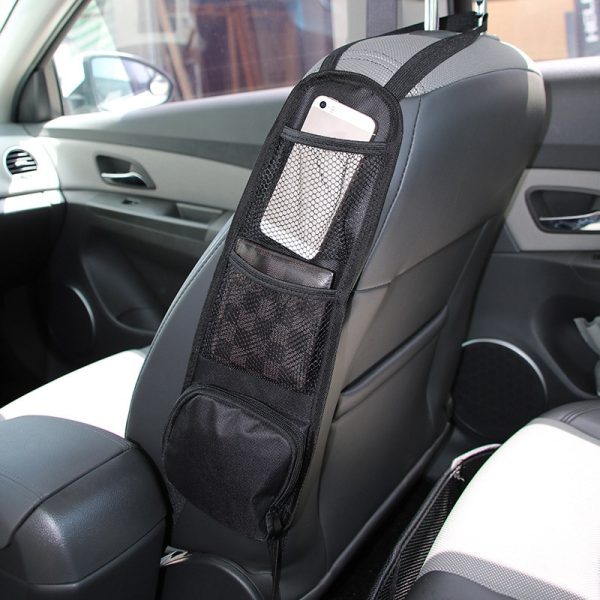 Car Seat Organizer Auto Seat Side Storage Hanging Bag Multi-Pocket Drink Holder Mesh Pocket Car Styling Organizer Phone Holder - Image 6