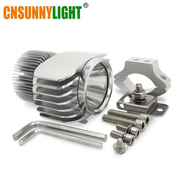 CNSUNNYLIGHT Motorcycle LED Headlight Spotlight 18W 2700Lm Super Bright White Moto Fog DRL Headlamp Hunting Driving Spot Lights - Image 3