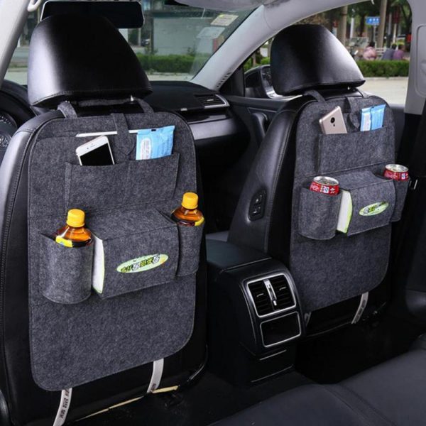Car Storage Bag Universal Box Back Seat Bag Organizer Backseat Holder Pockets Car-styling Protector - Image 4
