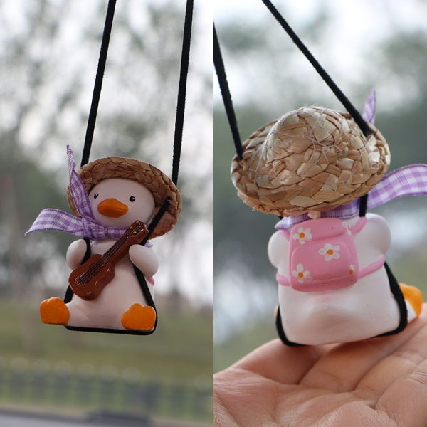 Car Car Pendant Car Interior Swing Duck Car Rearview Mirror Pendant Cross Border Swing Duck Car Pendant - Image 5