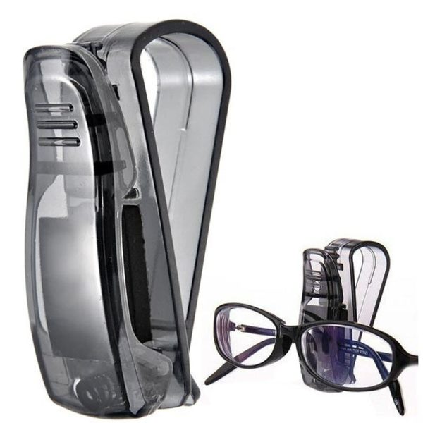 Multi-Function Glasses Case Atuo Car Accessories ABS Sunglasses Eyeglasses Glasses Holder Auto Fastener Ticket Clip funda gafas - Image 3