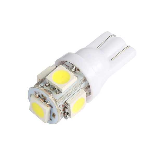 10PCS Led Car DC 12v Lampada Light T10 5050 Super White 194 168 w5w T10 Led Parking Bulb Auto Wedge Clearance Lamp - Image 5