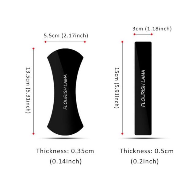 2Pcs/Set Magic Nano Rubber Pad Universal Sticker No Trace Mobile Phone Holder Car Kits Car Bracket Pods Sticky Gel Pad - Image 6