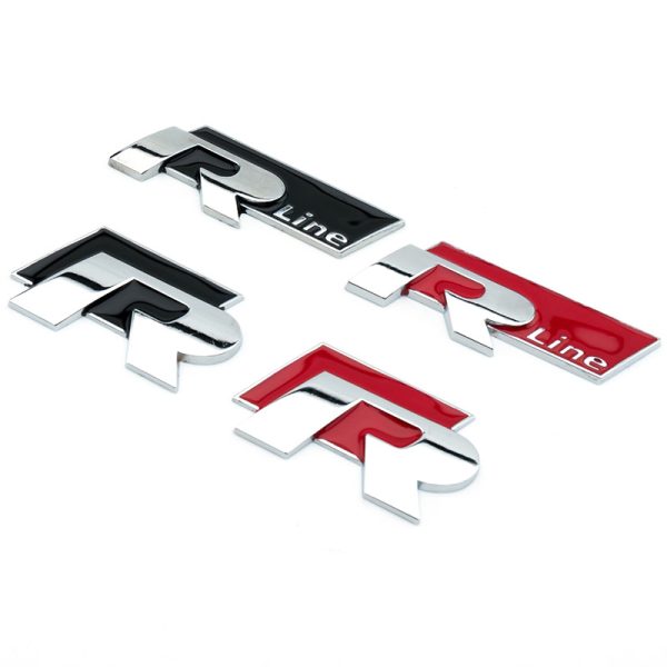 R-Line R Logo Emblem Badge Car Stickers