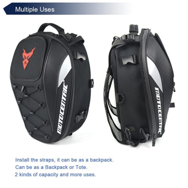 Waterproof Motorcycle Tail Bag Multi-functional Durable Rear Motorcycle Seat Bag High Capacity Rider Backpack 11-MC-0102 Latest - Image 5