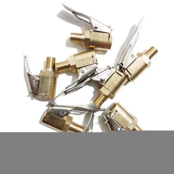 1PC Car Auto Brass 8mm Tyre Wheel Tire Air Chuck Inflator Pump Valve Clip Clamp Connector Adapter car accessories - Image 5