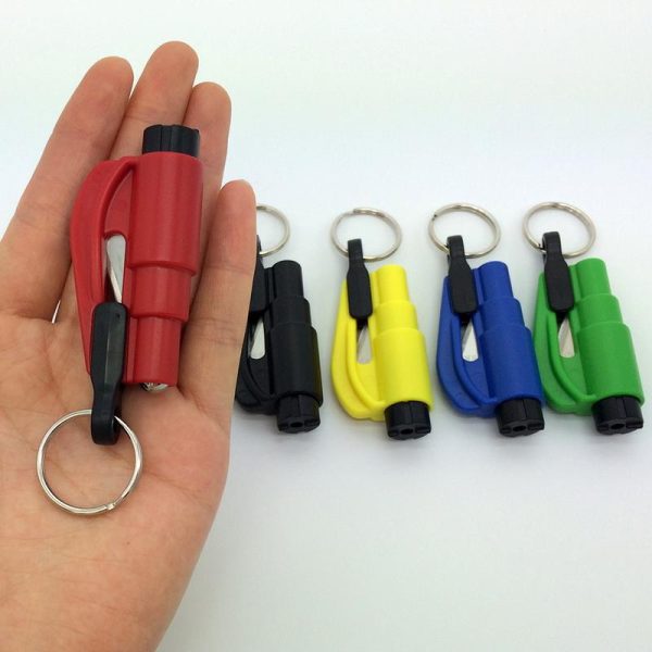 3 in 1 Emergency Mini Safety Hammer Auto Car Window Glass Breaker Seat Belt Rescue Hammer Escape Tool - Image 3