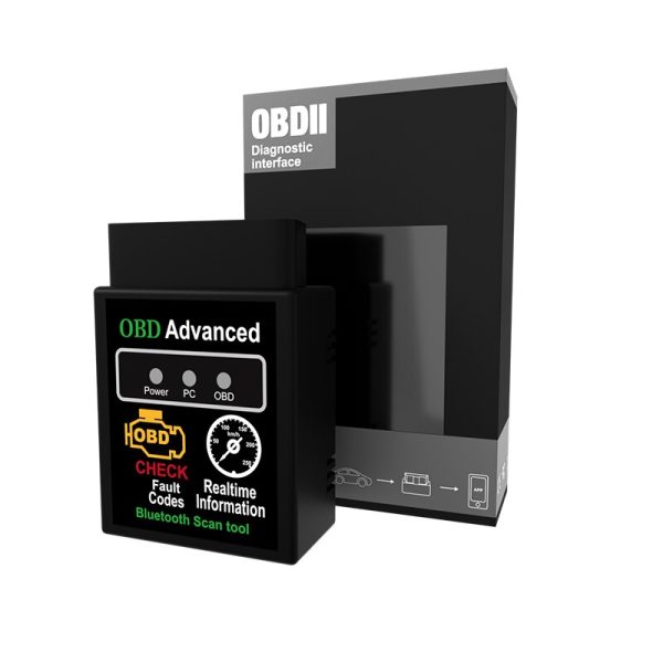 OBD2 HH OBD ELM327 V1.5 Bluetooth OBD2 CAN BUS Check Engine Car Auto Diagnostic Scanner Tool Interface Adapter For Android PC - Image 2