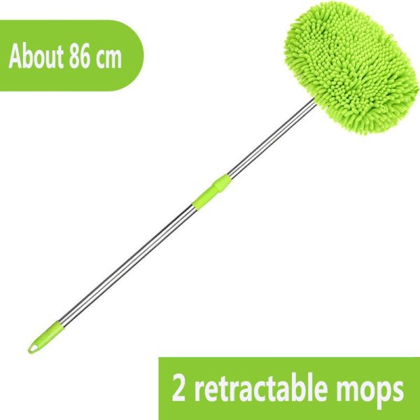 Upgrade Three section telescopic car washing mop Super absorbent Car Cleaning Car brushes Mop Window Wash Tool Dust Wax Mop Soft - Image 6