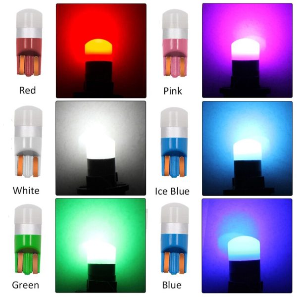10PCS T10 W5W Led 3030 1SMD Wedge Bulb Auto Dome Reading Car Light Sidemarker Sidelight Parking Lights 194 168 Lamp Bulbs - Image 5
