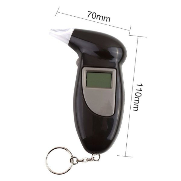 Alcohol Breath Tester Breathalyzer Analyzer Detector Test Keychain Breathalizer Breathalyser DeviceLCD - Image 7
