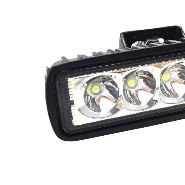 1Pcs 2Pcs 18w DRL LED Spot Flood Work Light Worklight 9-32V 4WD 12 volt led work lights for Off Road Vehicle SUV car trucks - Image 2
