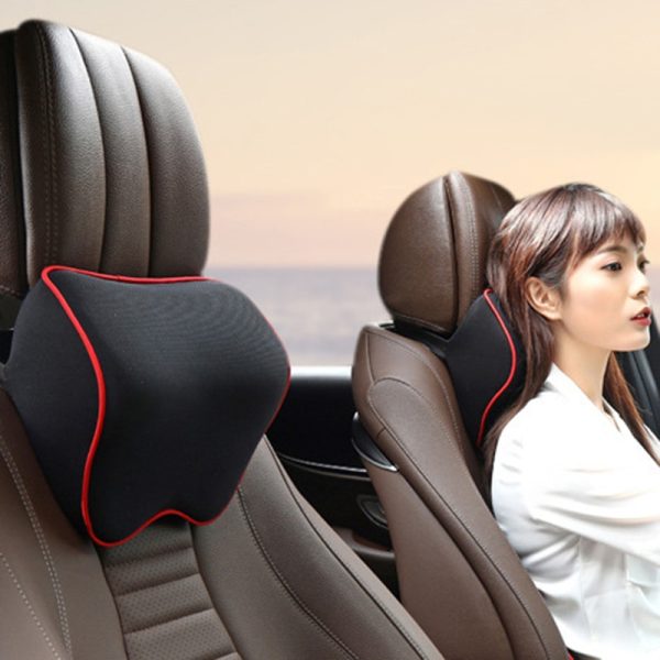 Car Neck Headrest Pillow Car Accessories Cushion Auto Seat Head Support Neck Protector Automobiles Seat Neck Rest Memory Cotton - Image 7