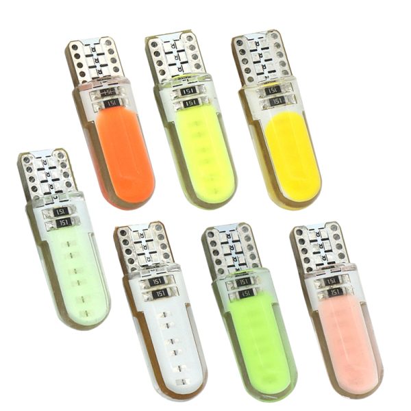 2PCS T10 W5W LED car interior light COB marker lamp 12V 168 194 501 Side Wedge parking bulb canbus auto for lada car styling - Image 5