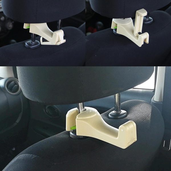 Universal Multifunctional Car Back Seat Hook Mobile Phone Holder Car Chair Back Hook Holder - Image 8