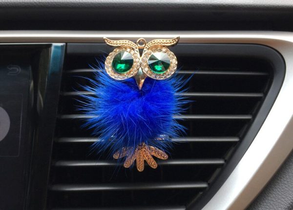 1Pcs Crystal Owl Car Air Freshener Auto Outlet Perfume Clip Interior Accessories Car-styling Vent Solid Fragrance Diffuser - Image 5