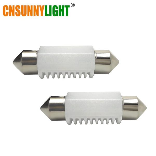 CNSUNNYLIGHT High Quality C5W C10W LED 31/36/39/41mm Car Festoon Light Auto Interior Dome Lamp Reading Bulb White 12V 24V - Image 2