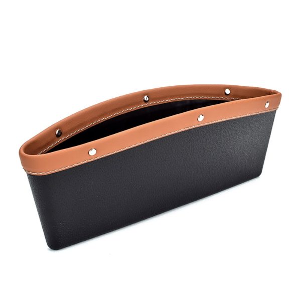 Seat Gap PU Case Storage Bag Car Organizer Artificial Leather Car Seats Gap Bag Car Accessories High Quality Storage Bag - Image 4