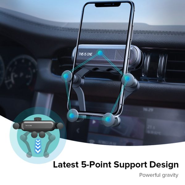 INIU Gravity Car Phone Holder Air Vent Mount Mobile Cell Stand GPS Support For iPhone 12 11 Pro Max Xr Xs X 8 7 6 Xiaomi Samsung - Image 2