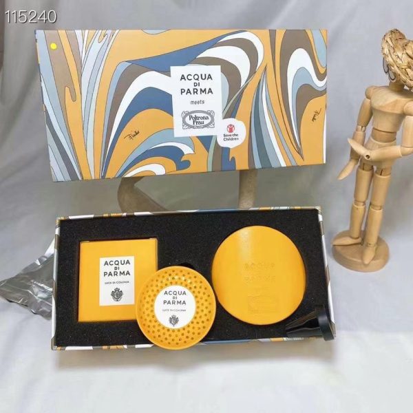 Parma Car Diffuser Set Sachet Yellow Croatian Light Brown Orange Gray California Cinnamon - Image 4