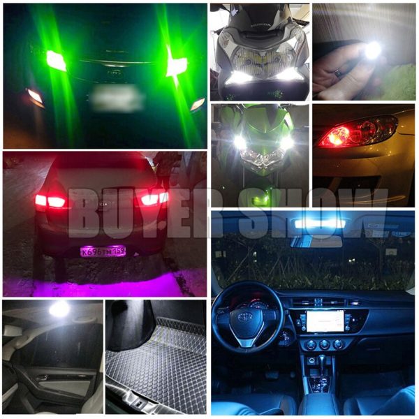 10PCS T10 W5W Led 3030 1SMD Wedge Bulb Auto Dome Reading Car Light Sidemarker Sidelight Parking Lights 194 168 Lamp Bulbs - Image 6