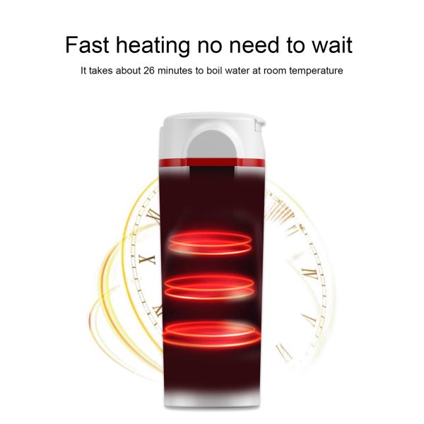 12V/24V 70W-100W Car Heating Cup 420ml Car Heated Smart Mug With Temperature Control Cigarette Lighter Car Kettle Water Heater - Image 3