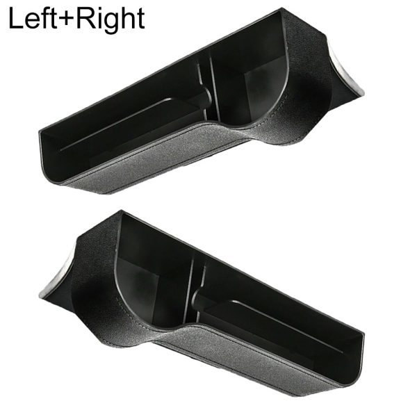 The New 1Pair Universal Auto Car Seat Crevice Plastic Storage Box Cup Phone Holder Organizer Reserved design Accessories - Image 5