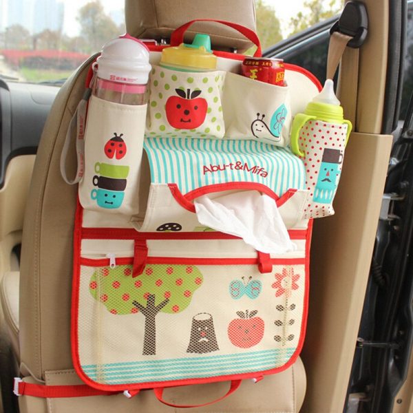 Cartoon diaper baby bag for mom, Car Seat Organizer Thermal Insulated, bolsas maternidade para bebe - Image 6