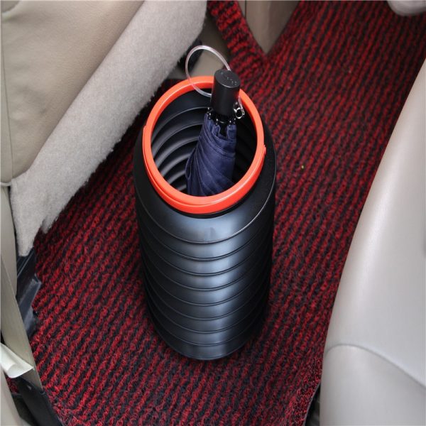 Car Trash Bin Can Car Storage Bin Portable Outdoor Fishing Bucket Multifunctional Retractable Folding Water Bucket - Image 4