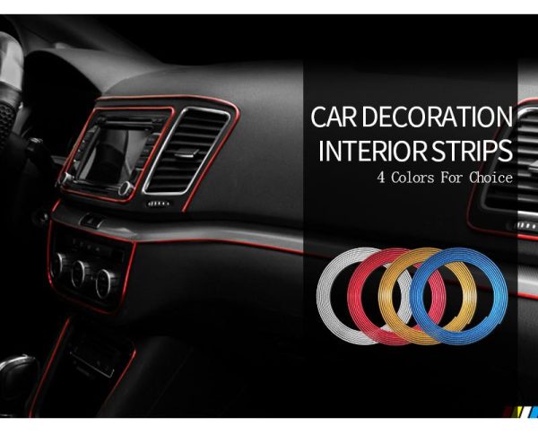 5M Car Styling Interior Decoration Strips Moulding Trim Dashboard Door Edge Universal For Cars Auto Accessories In Car-styling - Image 3