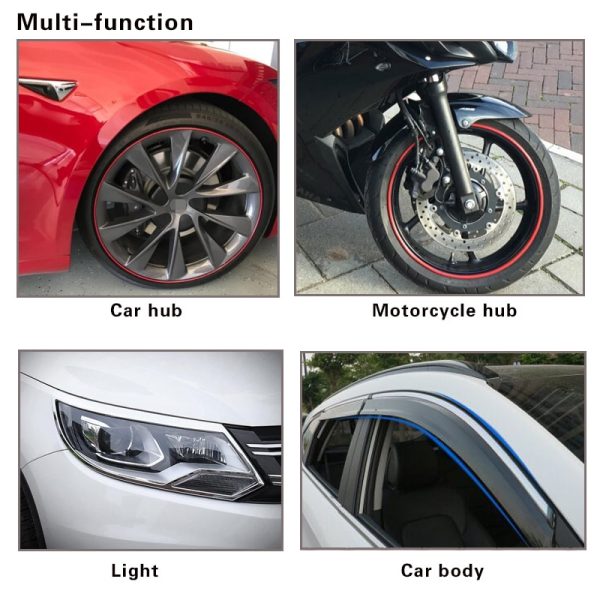 8M/Roll Car Styling Wheel Rims Protector Decor Strip Rubber Moulding Trim IPA Rimblades Car Vehicle Color Tire Guard Line - Image 4