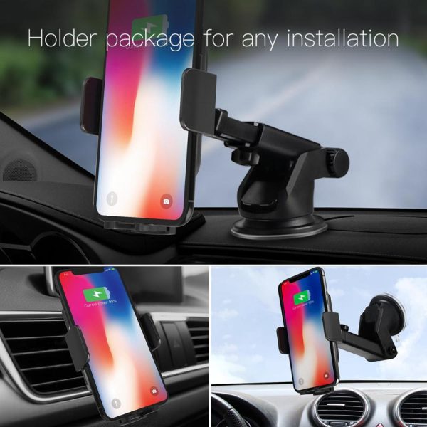 JAKCOM CH2 Smart Wireless Car Charger Holder Hot Sale in Holders As Qi Fast Charging with LED Indicator Holder Accessories - Image 2