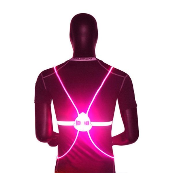 360 Reflective LED Flash Driving Vest High Visibility Night Running Cycling Riding Outdoor Activities Light Up Safety Bike Vest - Image 11