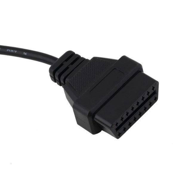 Free Shipping OBD II Adapter for BM-W 20 pin to OBD2 16 PIN Female Connector e36 e39 X5 Z3 for BM-W 20pin - Image 4