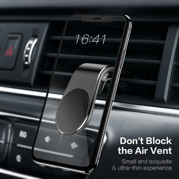 Magnetic Car Phone Holder L Shape Air Vent Mount Stand in Car GPS Mobile Phone Holder For iPhone X Samsung S9 Xiaomi - Image 2