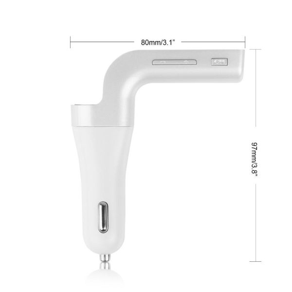 ANLUD Multifunction 4-in-1 CAR G7 Bluetooth FM Transmitter USB Flash Drives TF Music Player Car Kit USB Car Charger - Image 4
