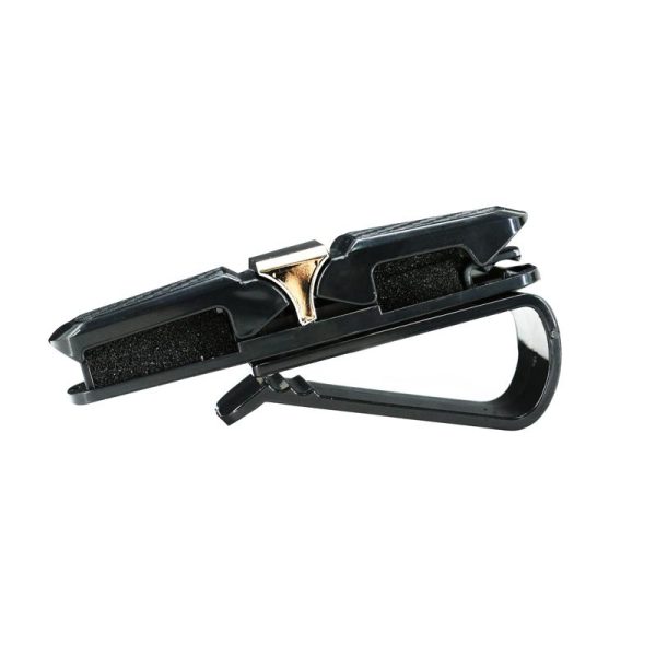 Carbon fiber car Glasses clip Sunglasses clip car with card folder paper clip car supplies - Image 3