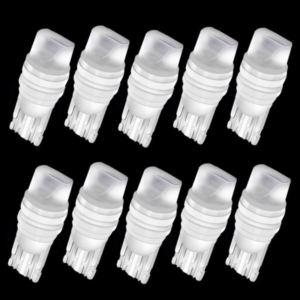 10Pcs T10 W5W Ceramic 3D LED Waterproof Wedge Licence Plate Lights WY5W Turn Side Lamp Car Reading Dome Light Auto Parking Bulb - Image 6