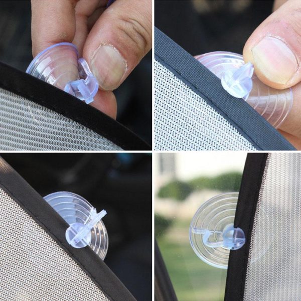 5Pcs 3D Photocatalyst Mesh Sun Visor Window Screen Sunshade Car Curtain Car Cover Sunshade - Image 3