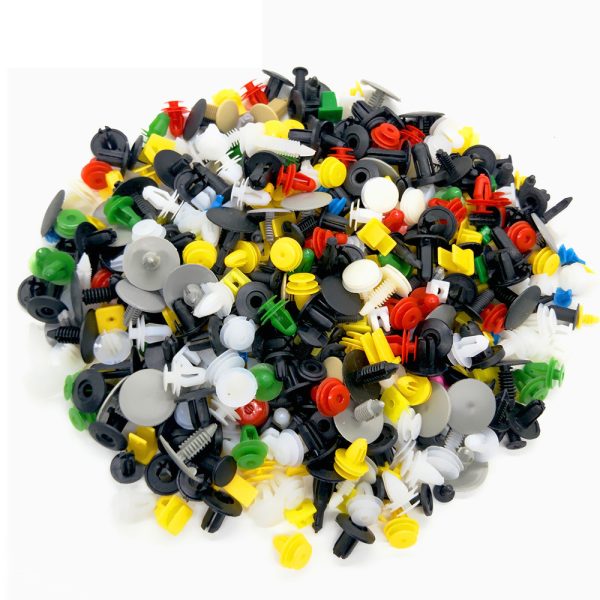 200Pcs Universal Mixed Auto Fastener Car Bumper Clips Retainer Car Fastener Rivet Door Panel Fender Liner for all car