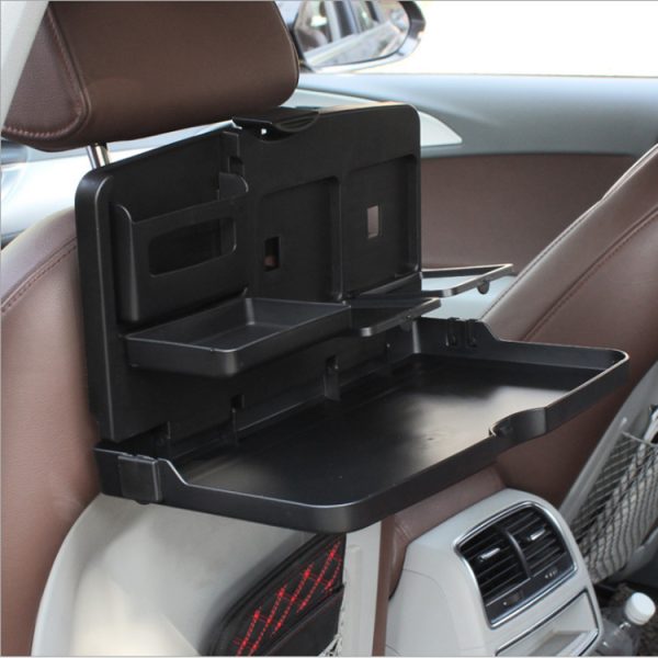 Car Dining Tray Chair Back Storage Table Small Dining Table Car Chair Back Drink Rack Mobile Phone Rack Car Supplies - Image 2