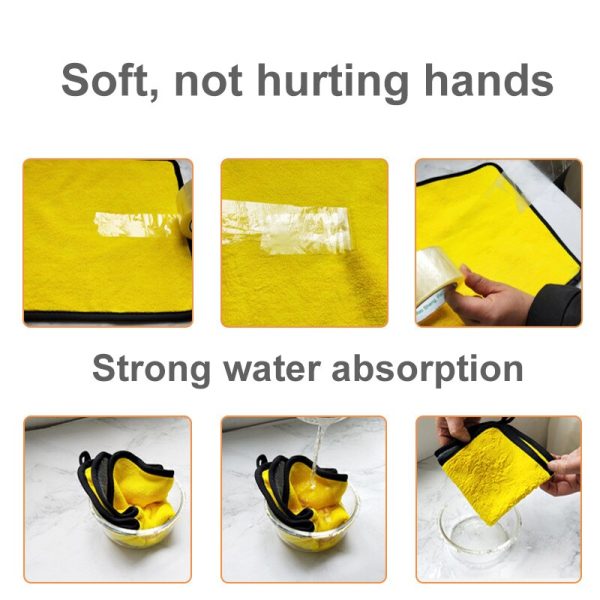 3/5/10 pcs Extra Soft Car Wash Microfiber Towel Car Cleaning Drying Cloth Car Care Cloth Detailing Car WashTowel Never Scrat - Image 3