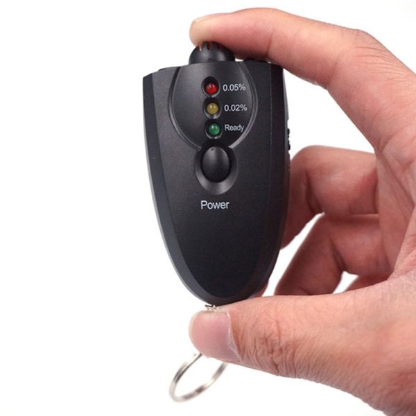 Mini Professional Digital Breathalyzer Key Chain Alcohol Tester Alcohol Breath Analyze Tester with flashlight