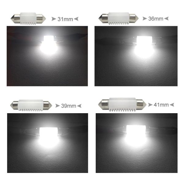 CNSUNNYLIGHT High Quality C5W C10W LED 31/36/39/41mm Car Festoon Light Auto Interior Dome Lamp Reading Bulb White 12V 24V - Image 4